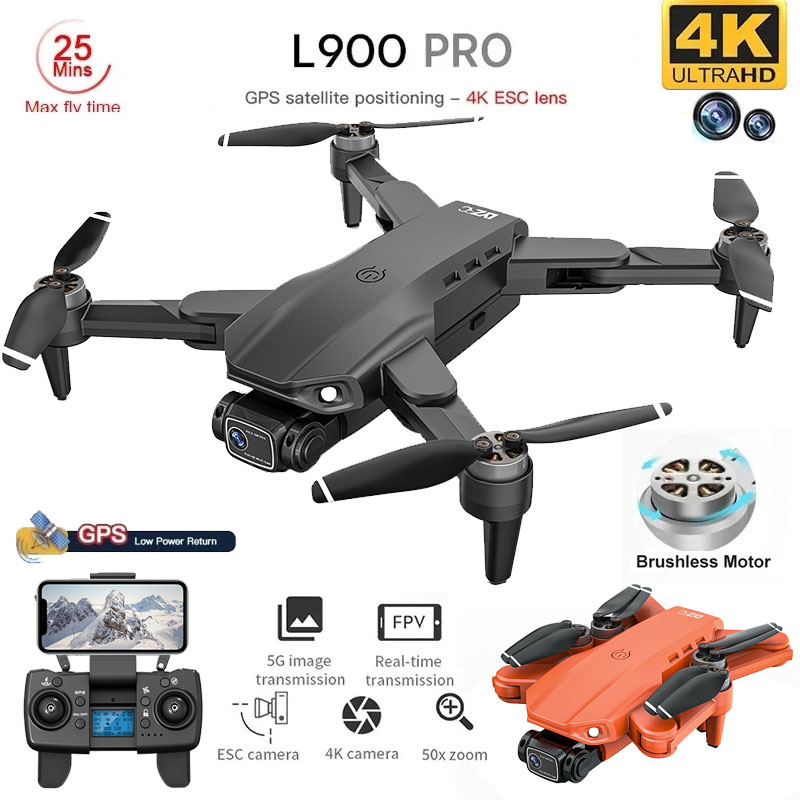 L900 Pro GPS Drone 4K Professi - đánh giá và giá Drone Racing Camera